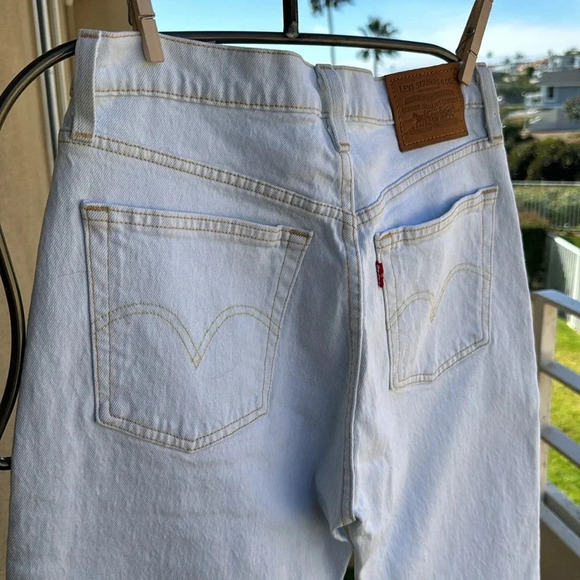 Levi’s 501 womens called faint hearted from sample sale NWT size 27 x 30 raw hem - Picture 13 of 16